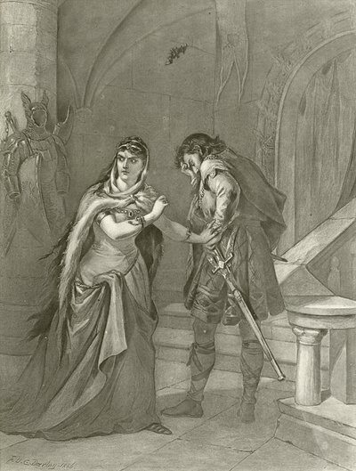 Macbeth. Acto II, Escena II de Felix Octavius Carr Darley